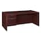 Regency Pedestal Desk Legacy 66" Single Pedestal Desk, Mahogany, Mahogany LSP6630MH - alternate 1
